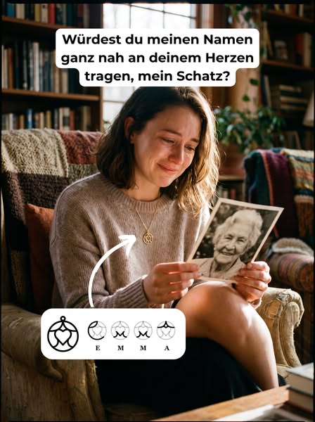 Der Name, der bleibt, nah an Ihrem Herzen