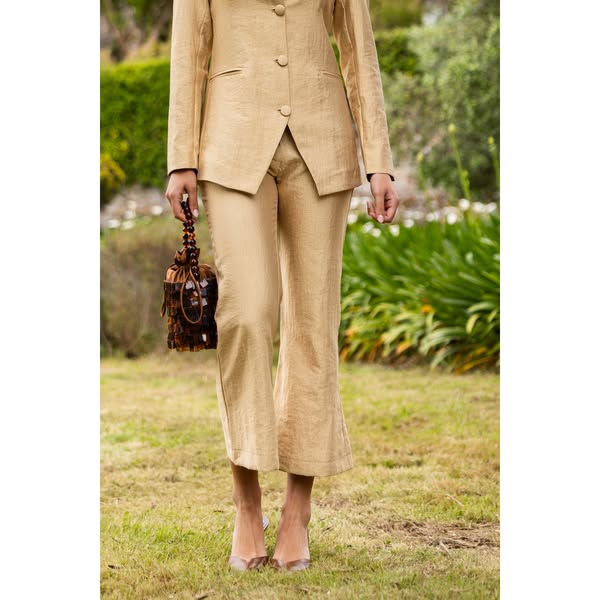 Negombo Pants, Champagne Beige