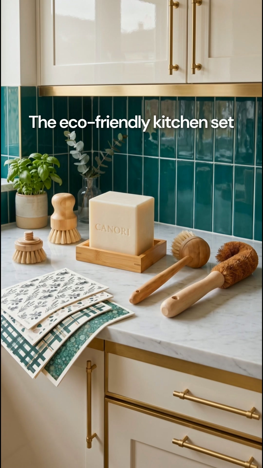 4 Complimentary CANORI™ Dish Cloths Included