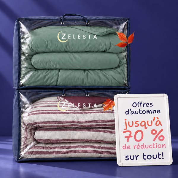Un automne bien au chaud : jusqu'à -70 % sur toutes les couettes
