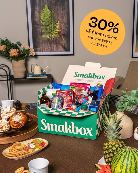 Nu 30% rabatt på första boxen!