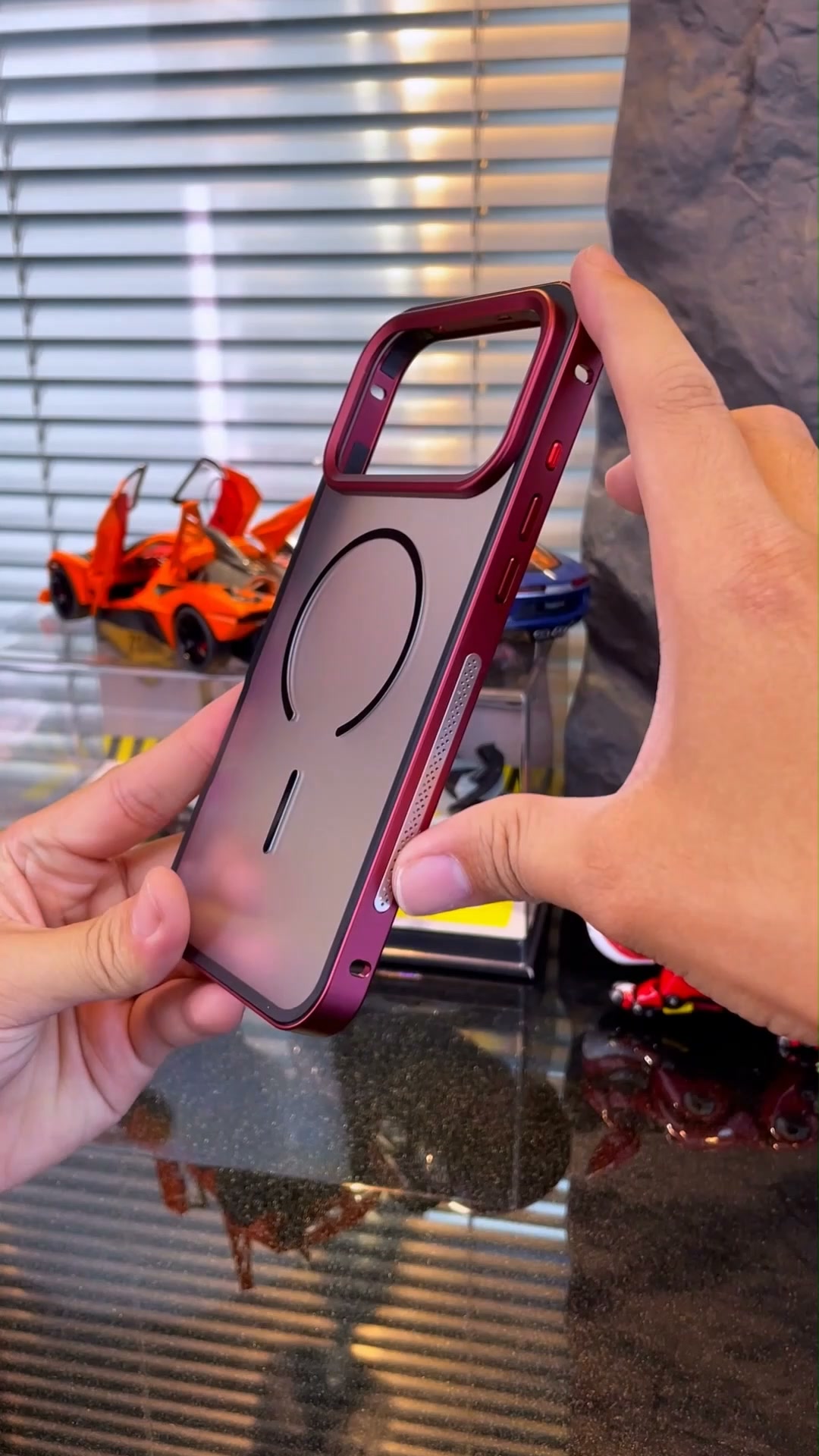 iPhone Metal Frame Matte Case
