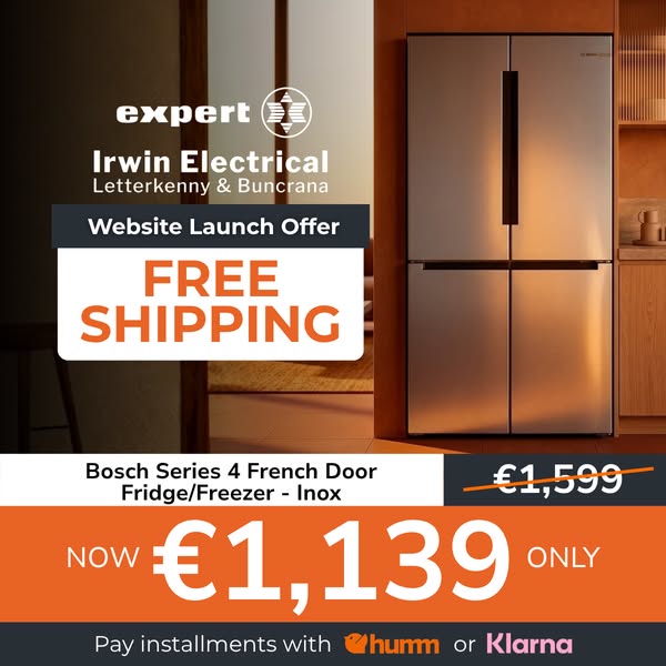 Bosch French Door Fridge/Freezer — €1,139