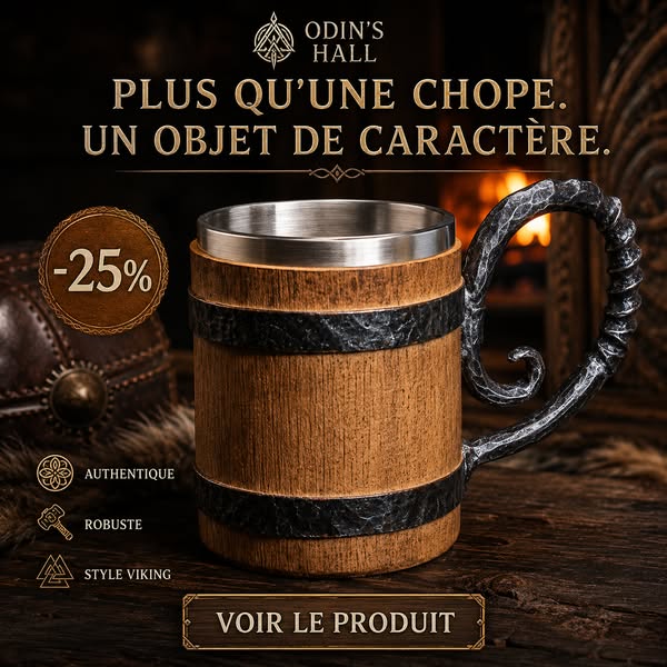 Le mug qui transforme chaque apéro en banquet nordique.