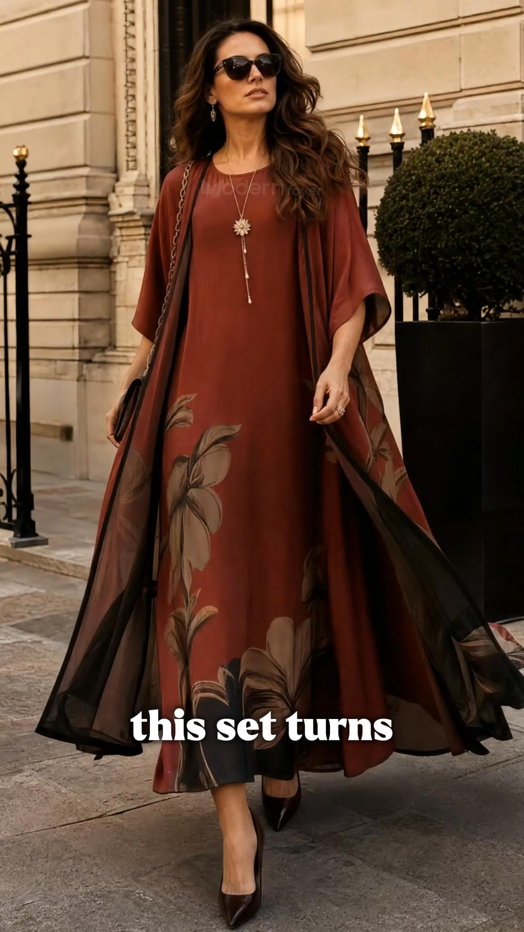 Dress + Sheer Overlay = Perfection