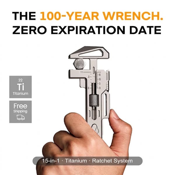 Titanium Multi-Tool Wrench System
