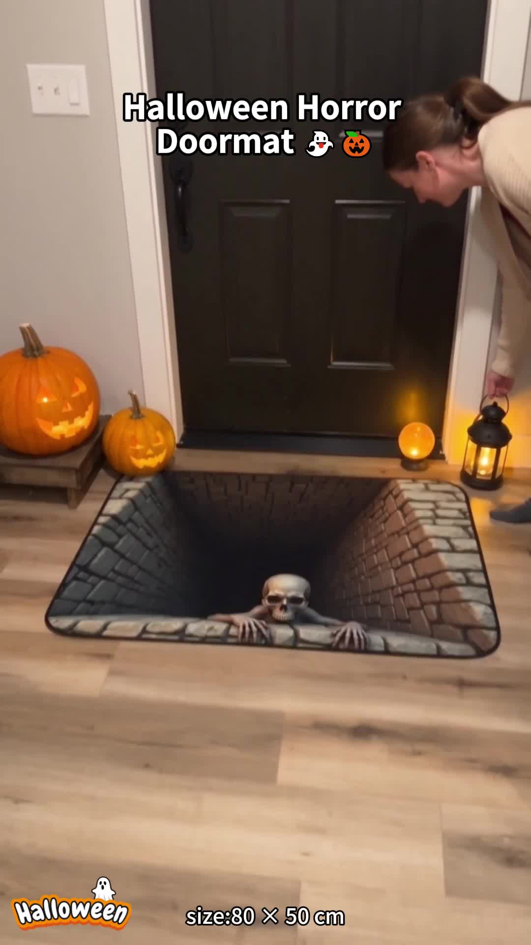 Halloween Horror Deurmat - Perfect voor griezelige sfeer!