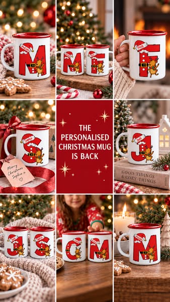 Their Name On A Vintage Santa Mug