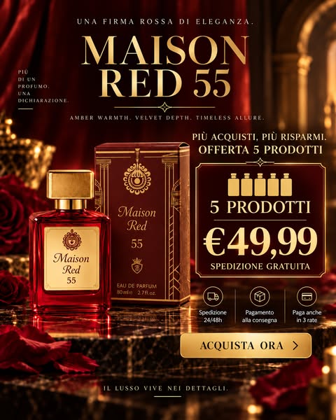 5 Profumi a 49,99 € + Spedizione Gratis