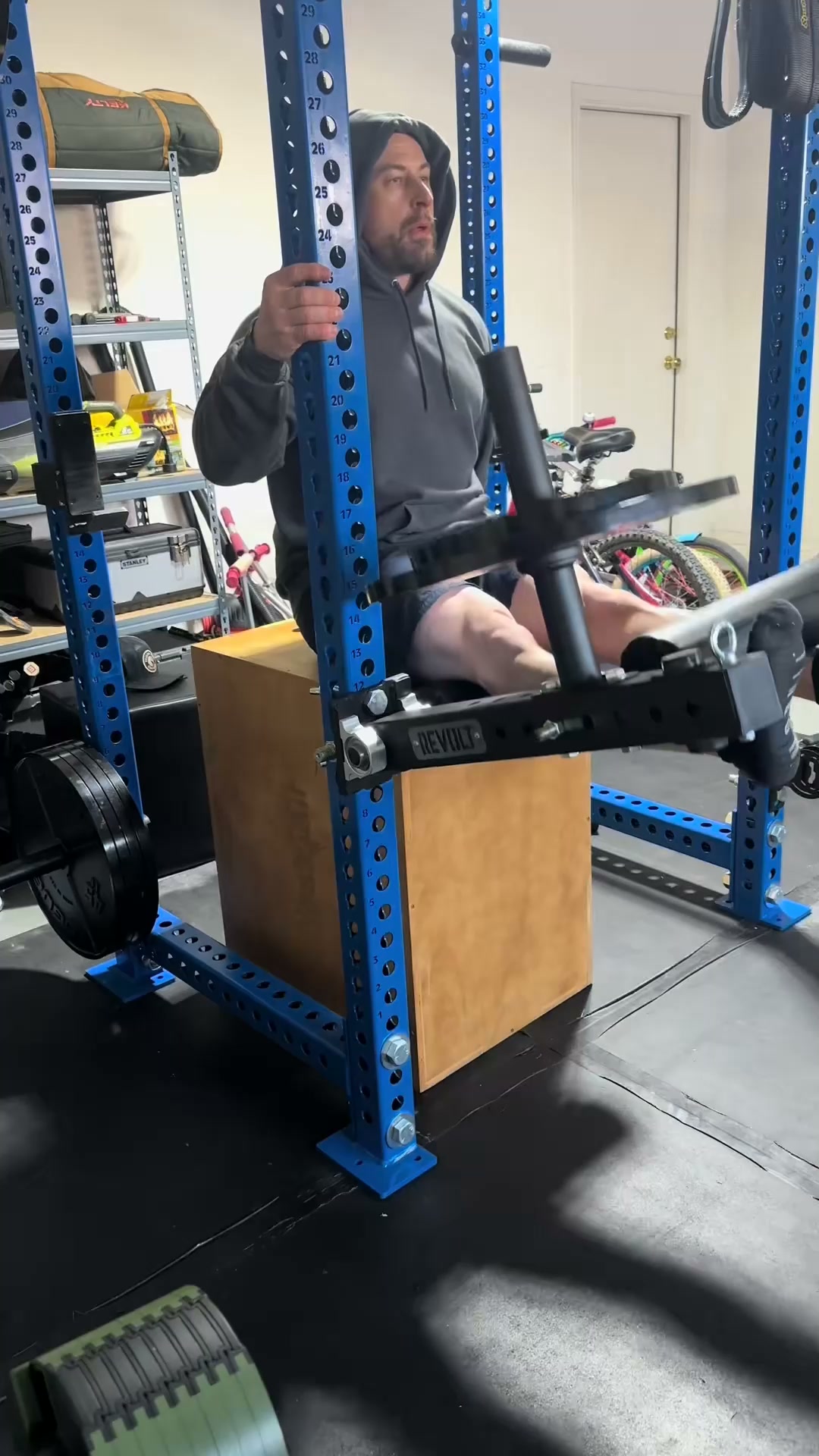 Leg Day Without Another Machine. Mounts to Your Rack.