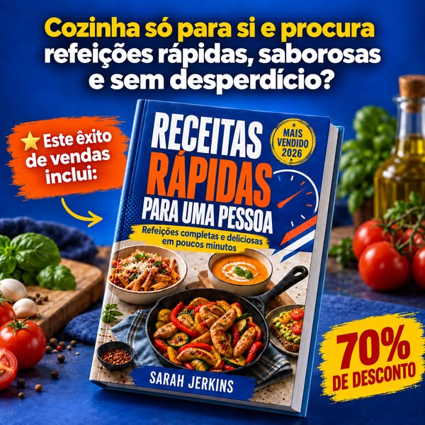 Receitas para uma pessoa — coleção 3 em 1