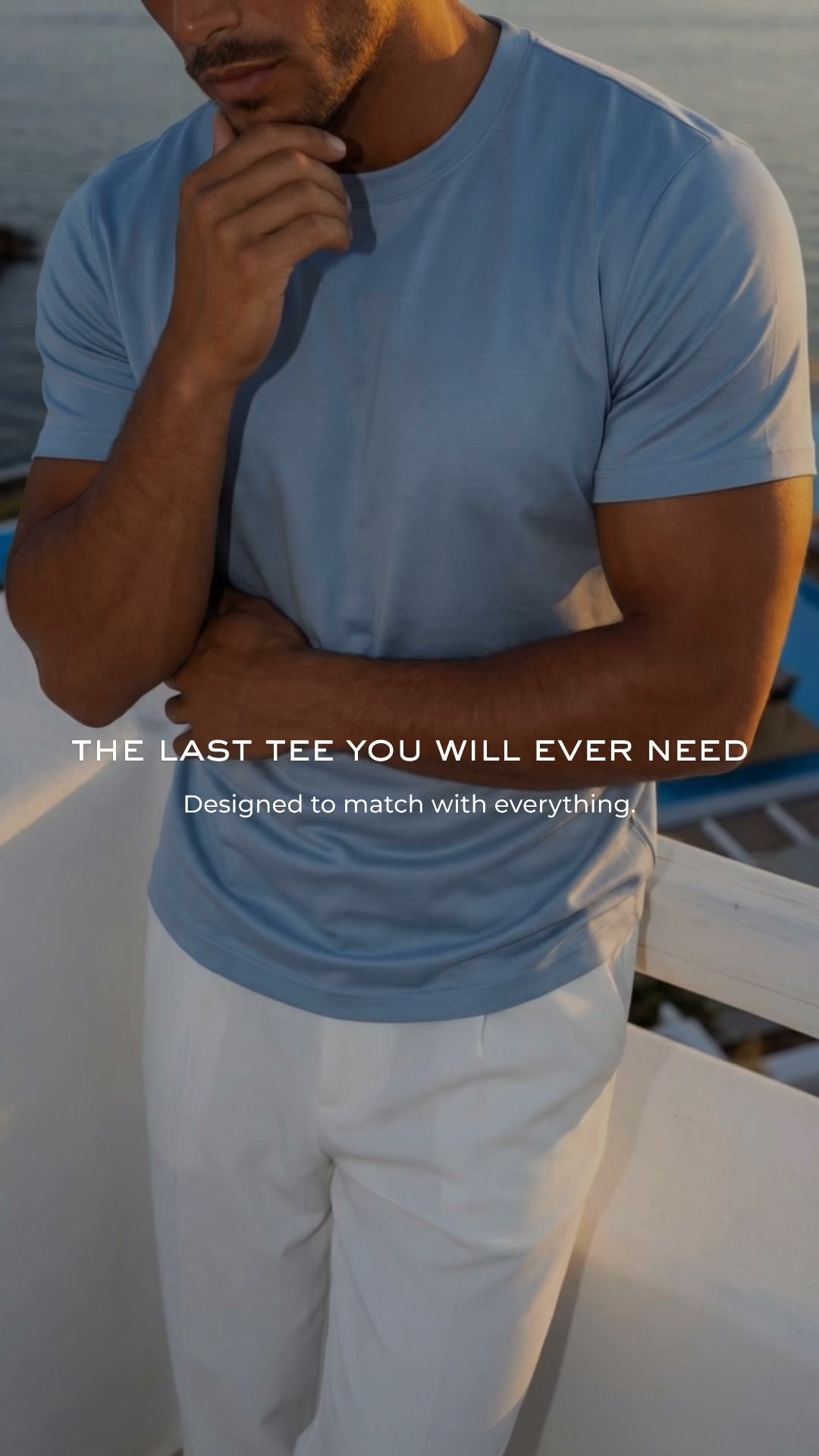 The tee you grab when you don't want to think.