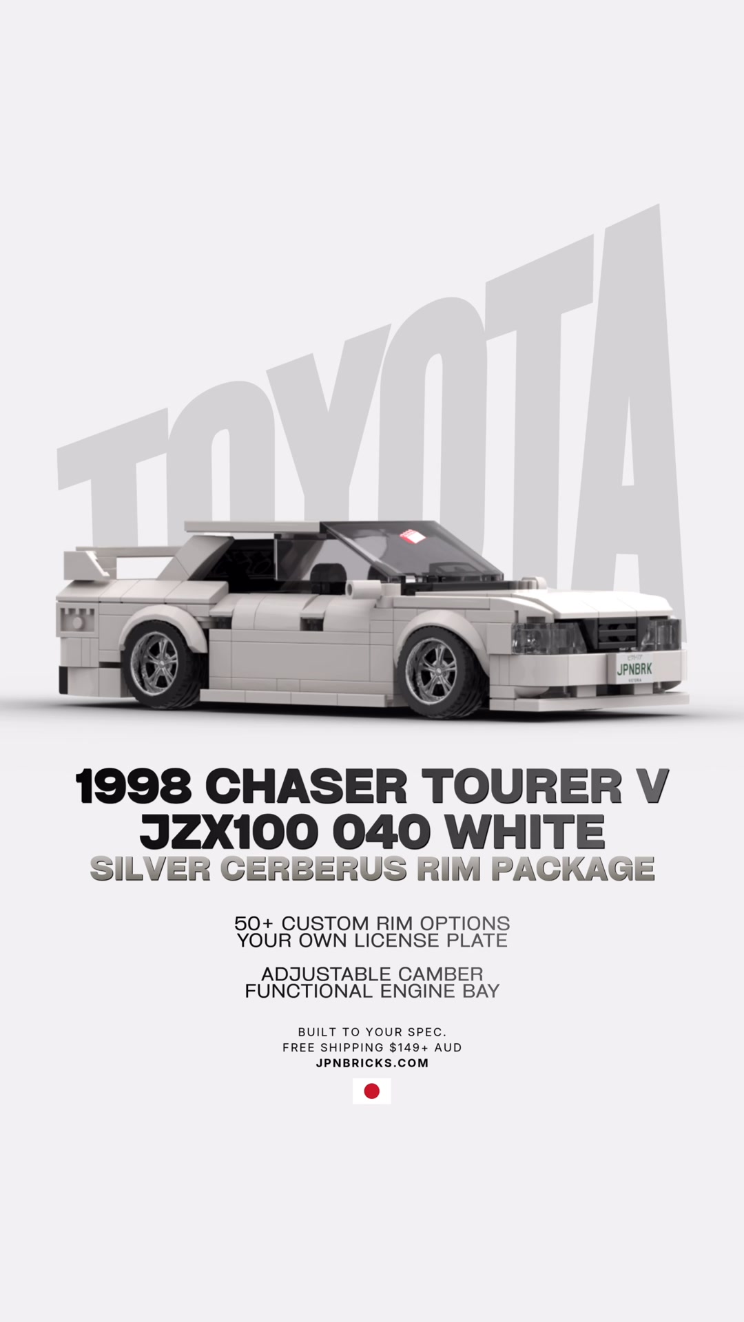Toyota Legends. Built in Brick Form.