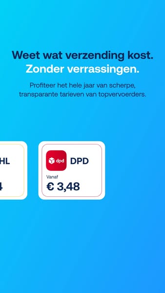 Weet wat je verzendkosten zijn