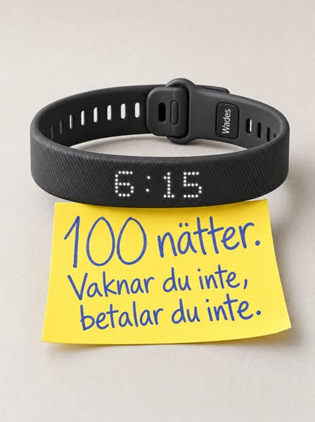 Väcker bara dig. Helt tyst.