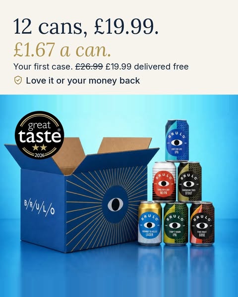 12 alcohol free craft beers, £19.99