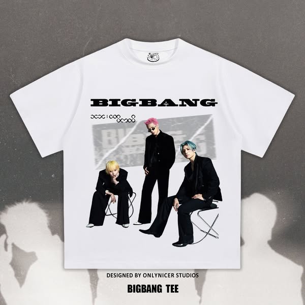 BIGBANG ONLYNICER STUDIOS 20th Anniversary "BiiiG" Fanmade Tee Drop!