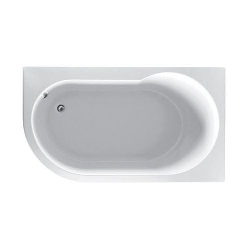 Donello Compact Right Hand Standard Acrylic Shower Bath 1550x900mm