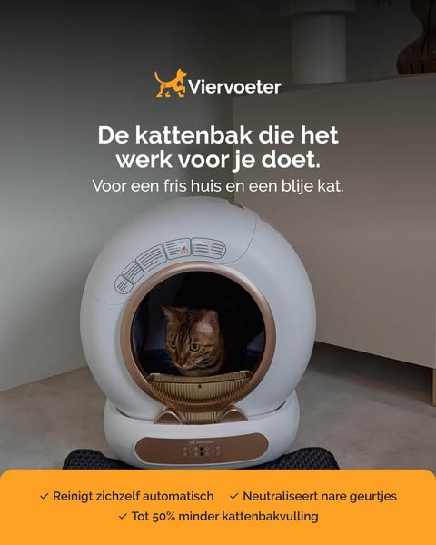 Nooit meer poep scheppen!