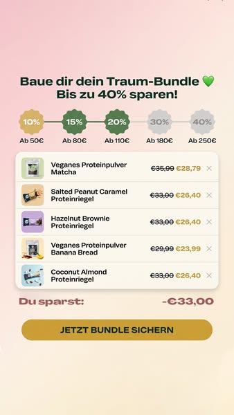 Dein Bundle. Dein Rabatt. Bis zu 40%.