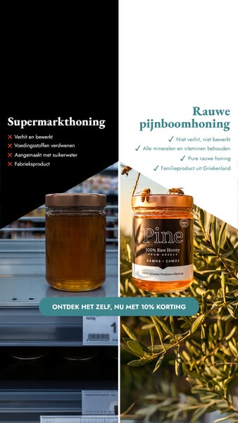 Proef échte Griekse pijnboomhoning