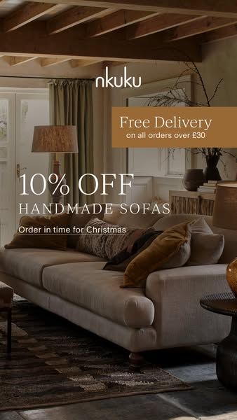 10% Off Handmade Sofas