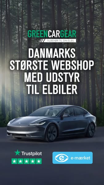 Danmarks største udvalg af tilbehør til elbiler