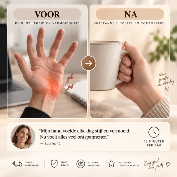 Last van pijnlijke, stijve handen?