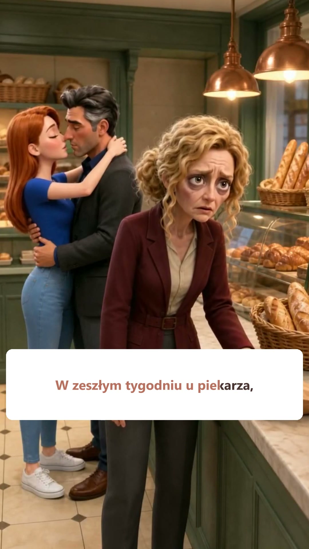Były mąż nie poznał jej w piekarni
