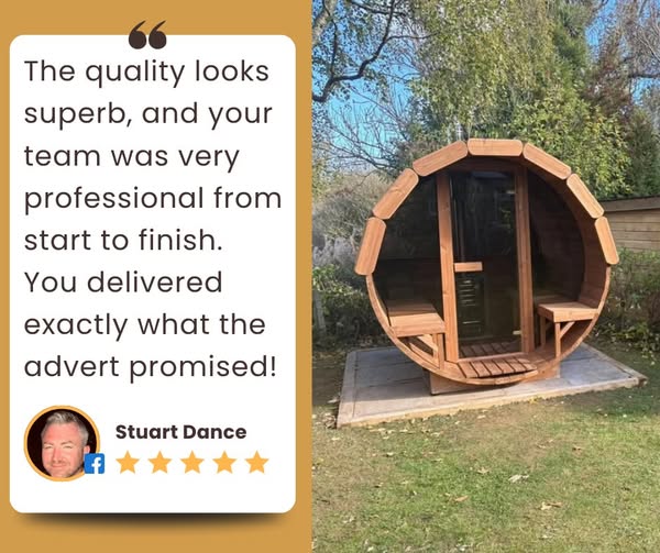 #1 Outdoor Sauna Deal in &