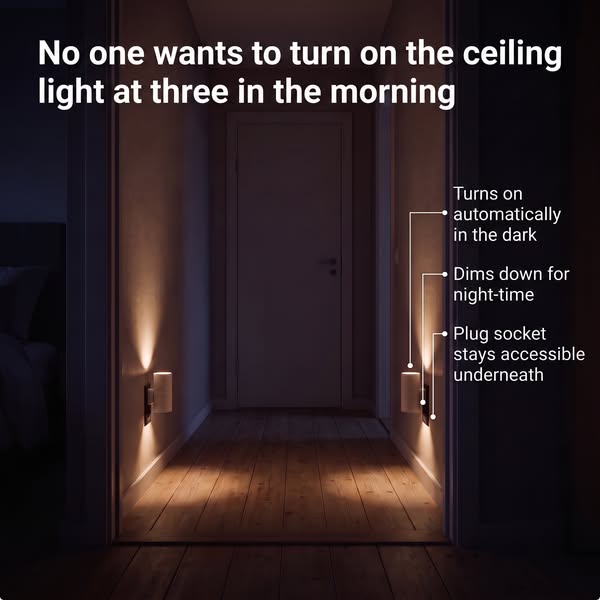 Light in the hallway — without drilling a single hole