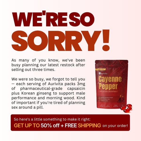 The Aurivita sale ends TODAY.