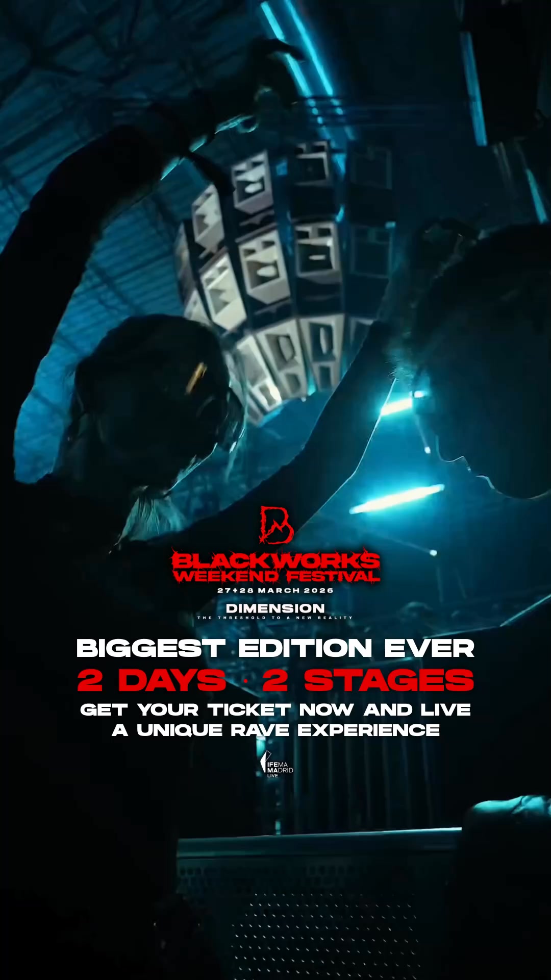 Blackworks Weekend Festival 27 + 28 de marzo de 2026 Madrid