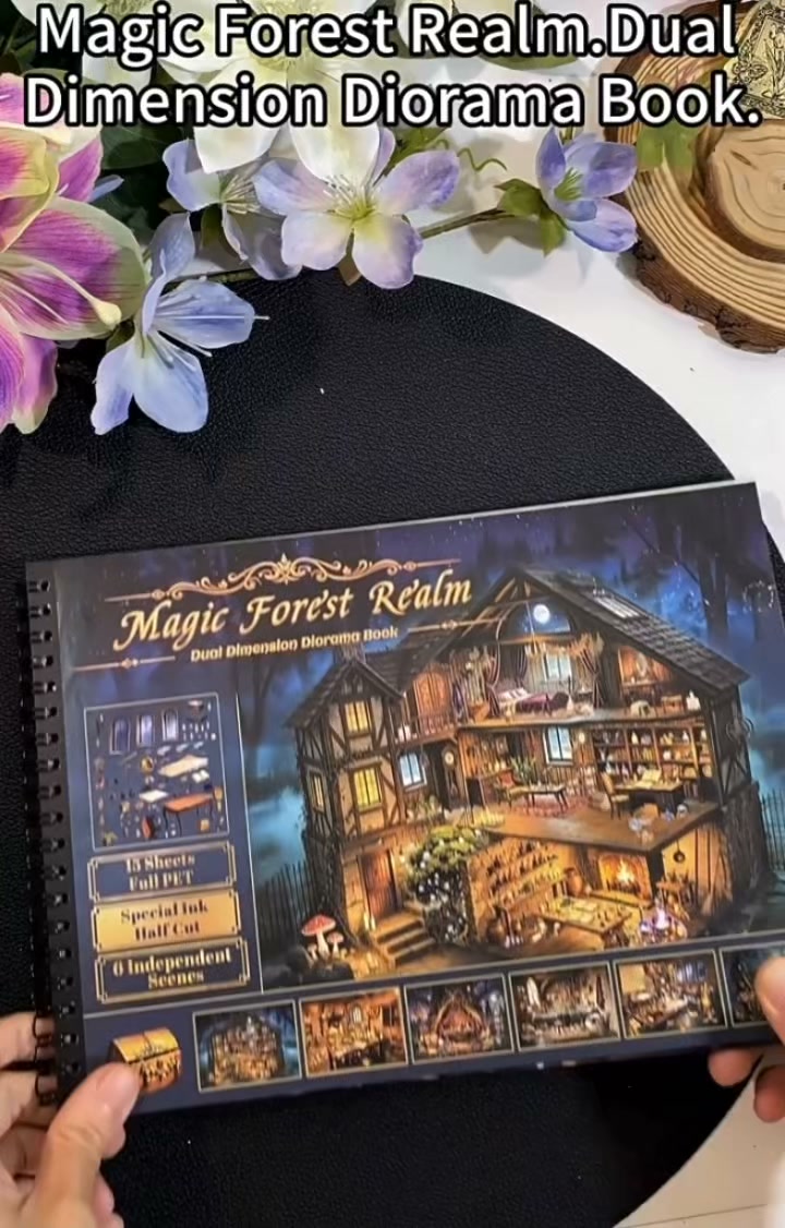 Enchanted Forest Secret Realm Sticker Book