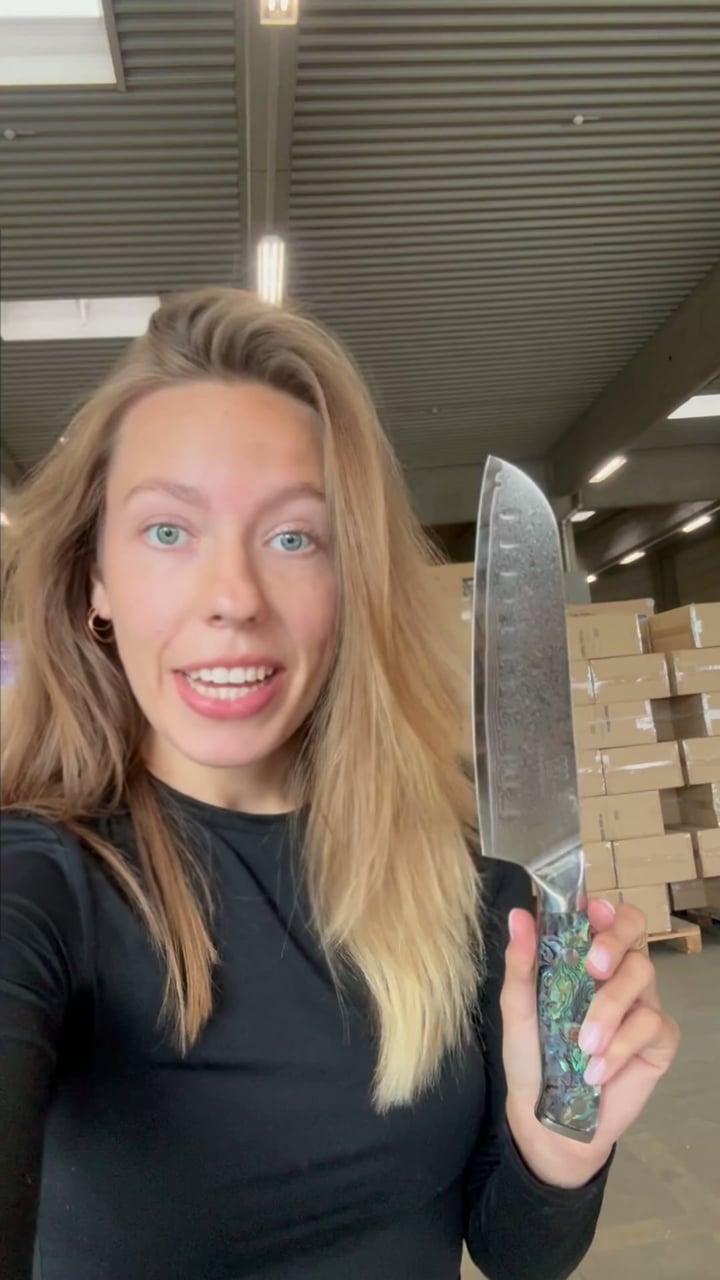 8 knive i én gaveæske