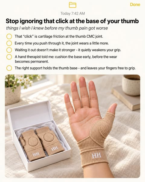 Thumb Stabilizer – Soft Support, Fingers Free | Hand Hearth