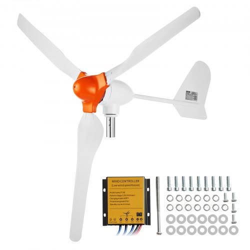 Γεννήτρια Ανεμοστρόβιλου VEVOR 800W 12V με 3 Πτερύγια & MPPT Ελεγκτή FSSFLWLFDJ10WOV8NV9€220.97