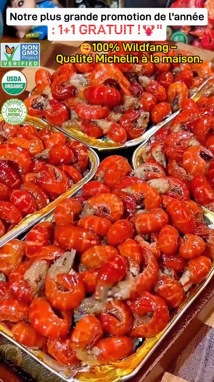 " Notre plus grosse promo de l'année : 1 queue de homard achetée, 1 offerte."