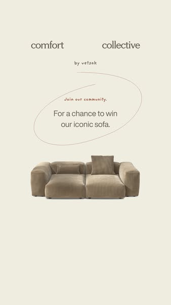 Enter to Win Our Iconic Sofa
