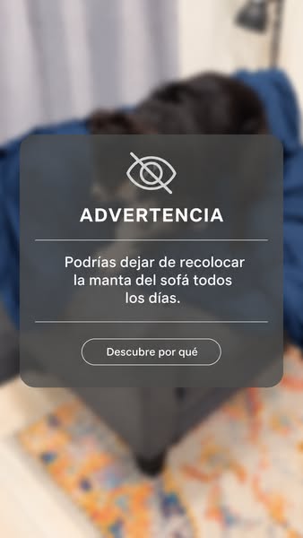¿Sigues cubriendo tu sofá?