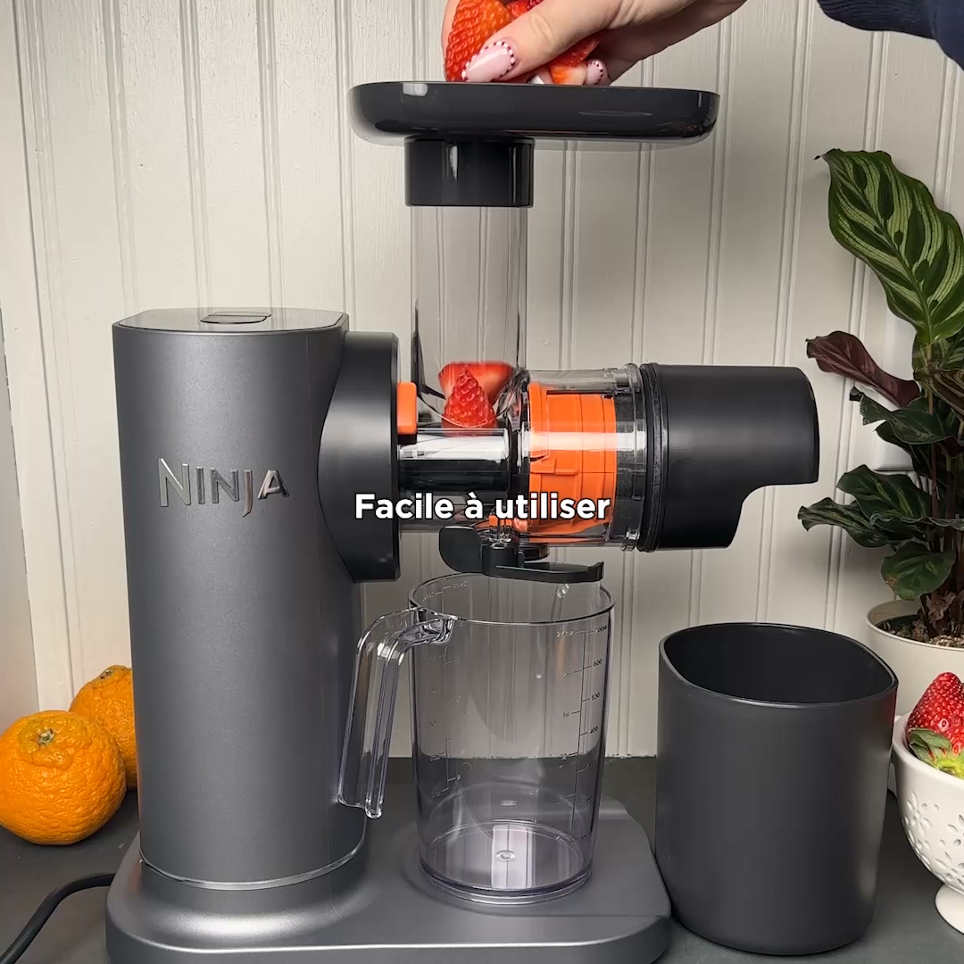 Extracteur de jus à froid Ninja NeverClog - Pressage lent sans colmatage | SharkNinja FR