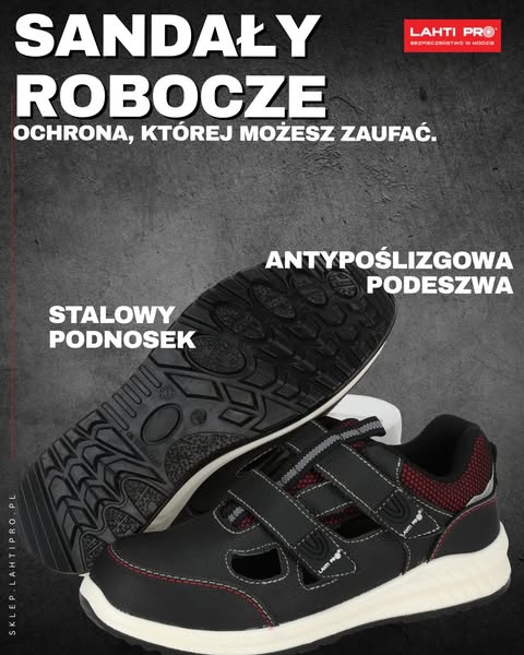 Sandały S1 Lahti Pro L30616 – czarno-białe