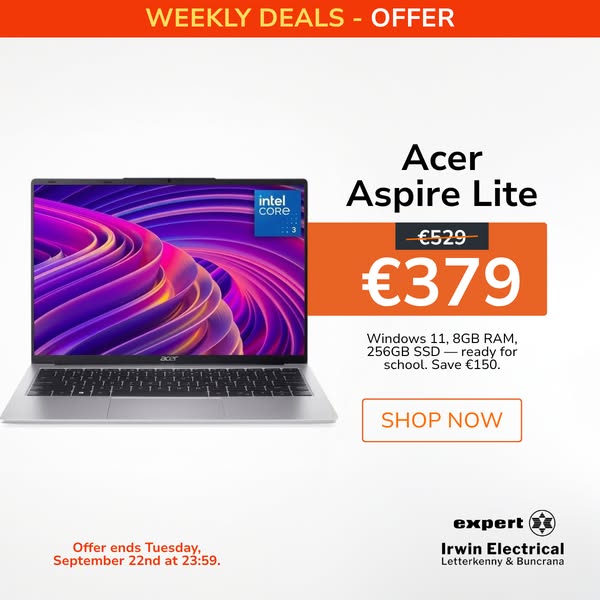 Acer Aspire Lite Laptop | Now €379