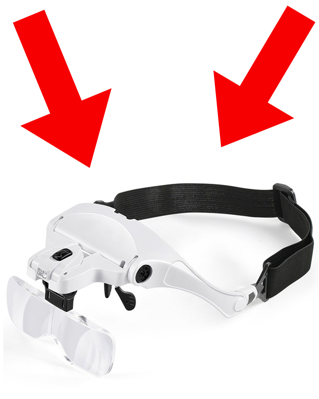 Hands-Free Magnifier and Light for Crafts, Hobbies, Close Work