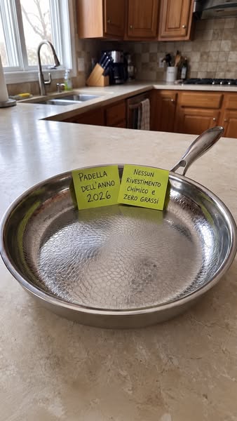 Non comprerò mai più una padella in vita mia.