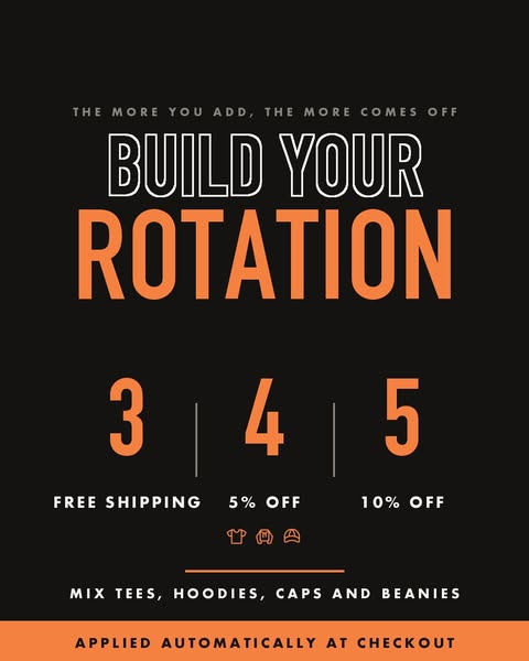 Three Tees Ship Free