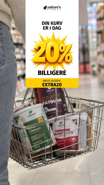 20 % rabat på hele købet