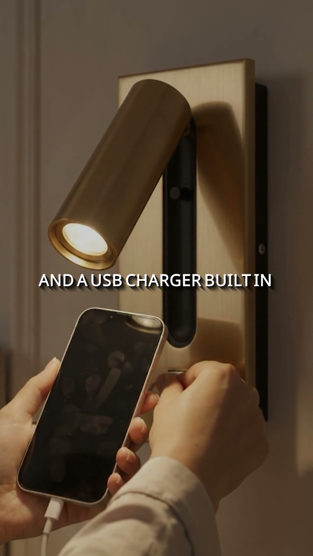 Reading Wall Light with Switch & USB | Light My House