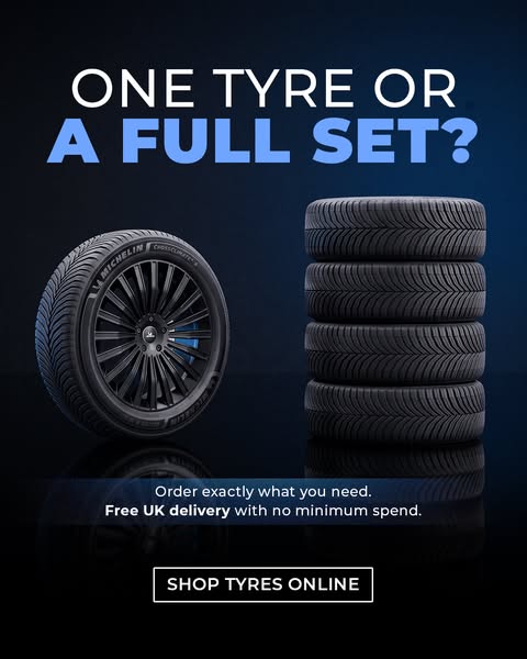 Tyres From £21.37 - Free Delivery