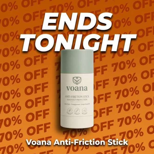 Chafing rashes? Not anymore! Sale Ends Tonight!